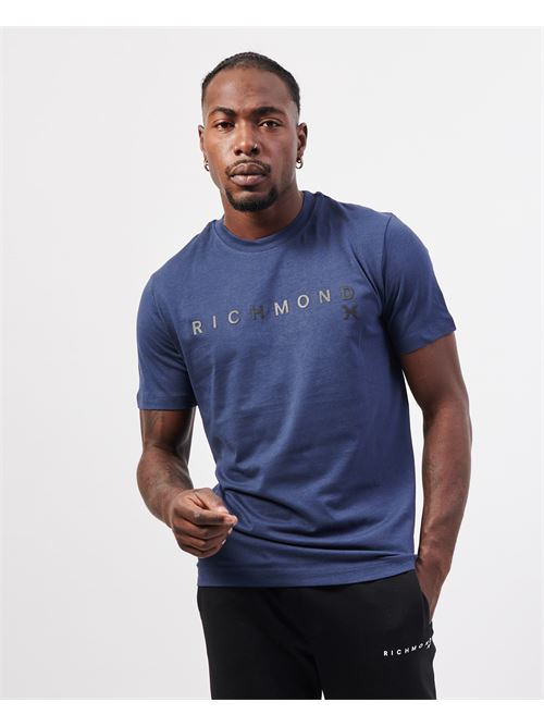 T-shirt col rond basique Richmond X pour homme RICHMOND X | UMA24143TSDRESS BLUE